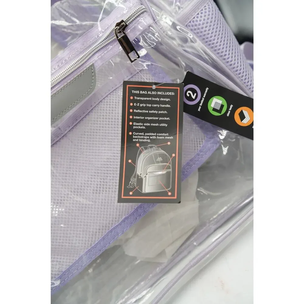 Clear‎ Purple Backpack Bundle - Supplies Crayola Pokemon Dough 25+ Items Bundle